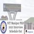 NIT Manipur PhD 2025 Interview Schedule Out; Check Candidate List Here